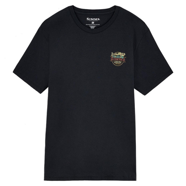 Футболка Simms Neon Draft T-Shirt (Мужской; M; Black)